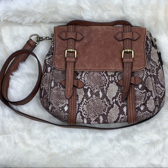 Cynthia Vincent Handbags - Cynthia Vincent Python print cross body